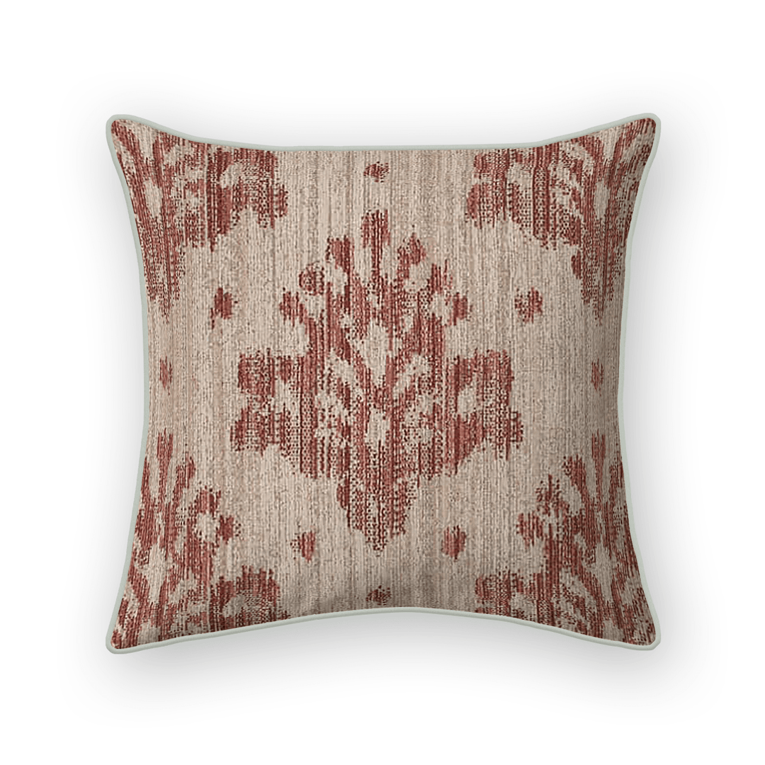 Damask Woven Throw Pillow