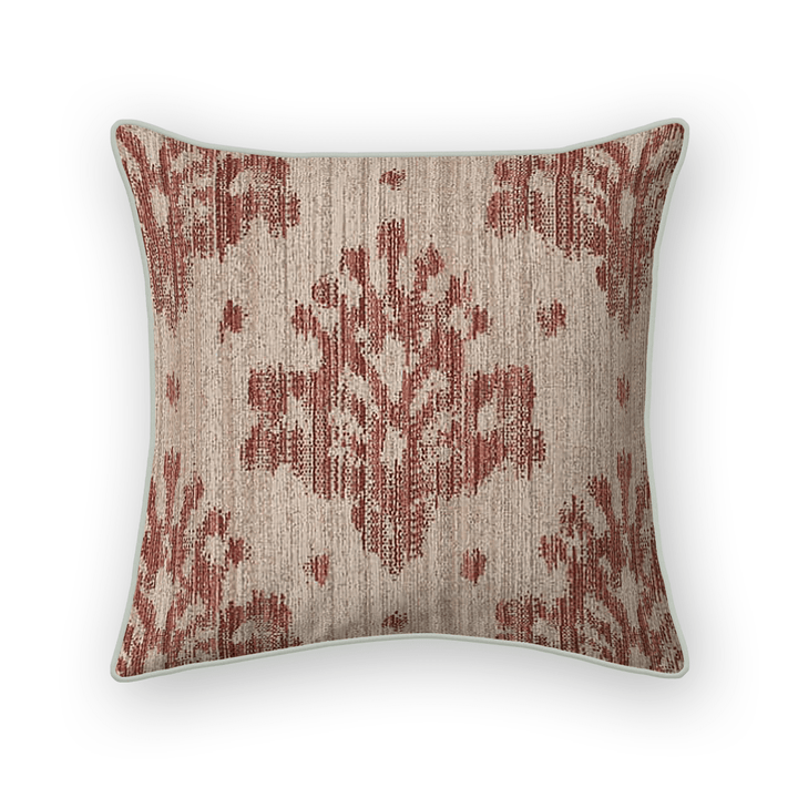 Damask Woven Throw Pillow