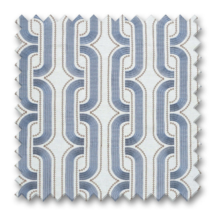 Descend - Blue Grey by Stout Textiles Fabric Swatch