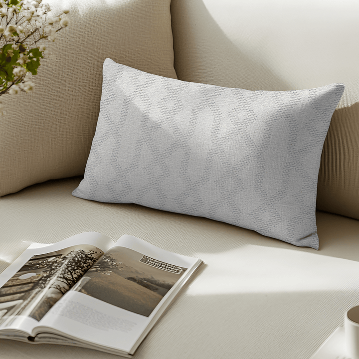 Diamond Chenille Lumbar Pillow