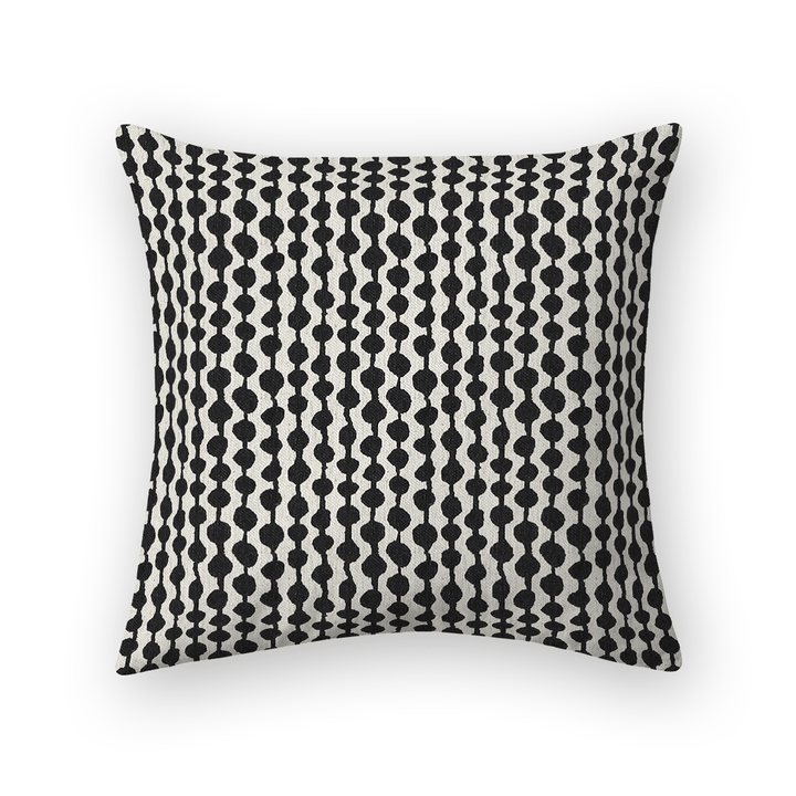 Dots / Circles Printed Fabric Throw Pillow