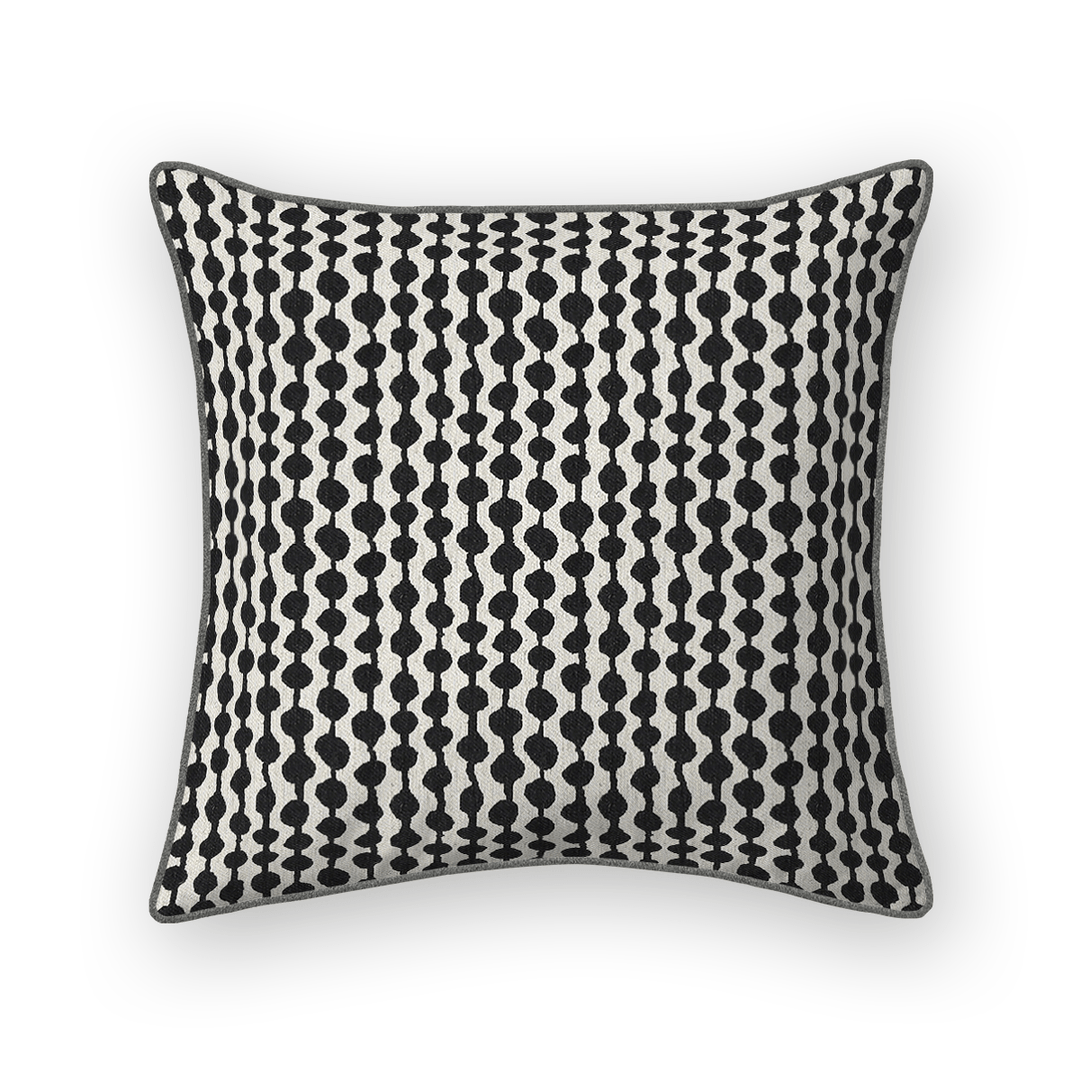 Dots / Circles Printed Fabric Throw Pillow