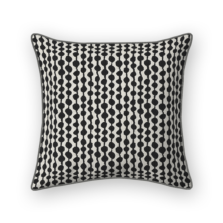 Dots / Circles Printed Fabric Throw Pillow