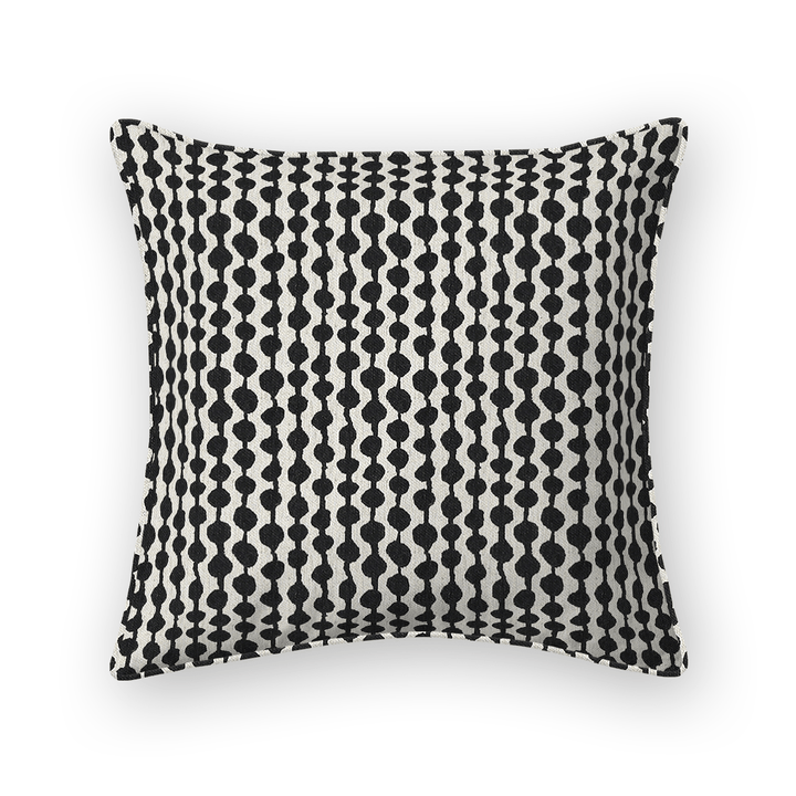 Dots / Circles Printed Fabric Throw Pillow