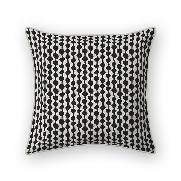 Dots / Circles Printed Fabric Throw Pillow