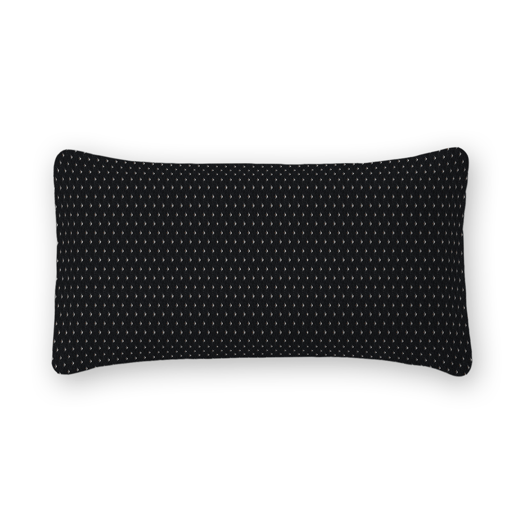 Dots / Circles Woven Lumbar Pillow