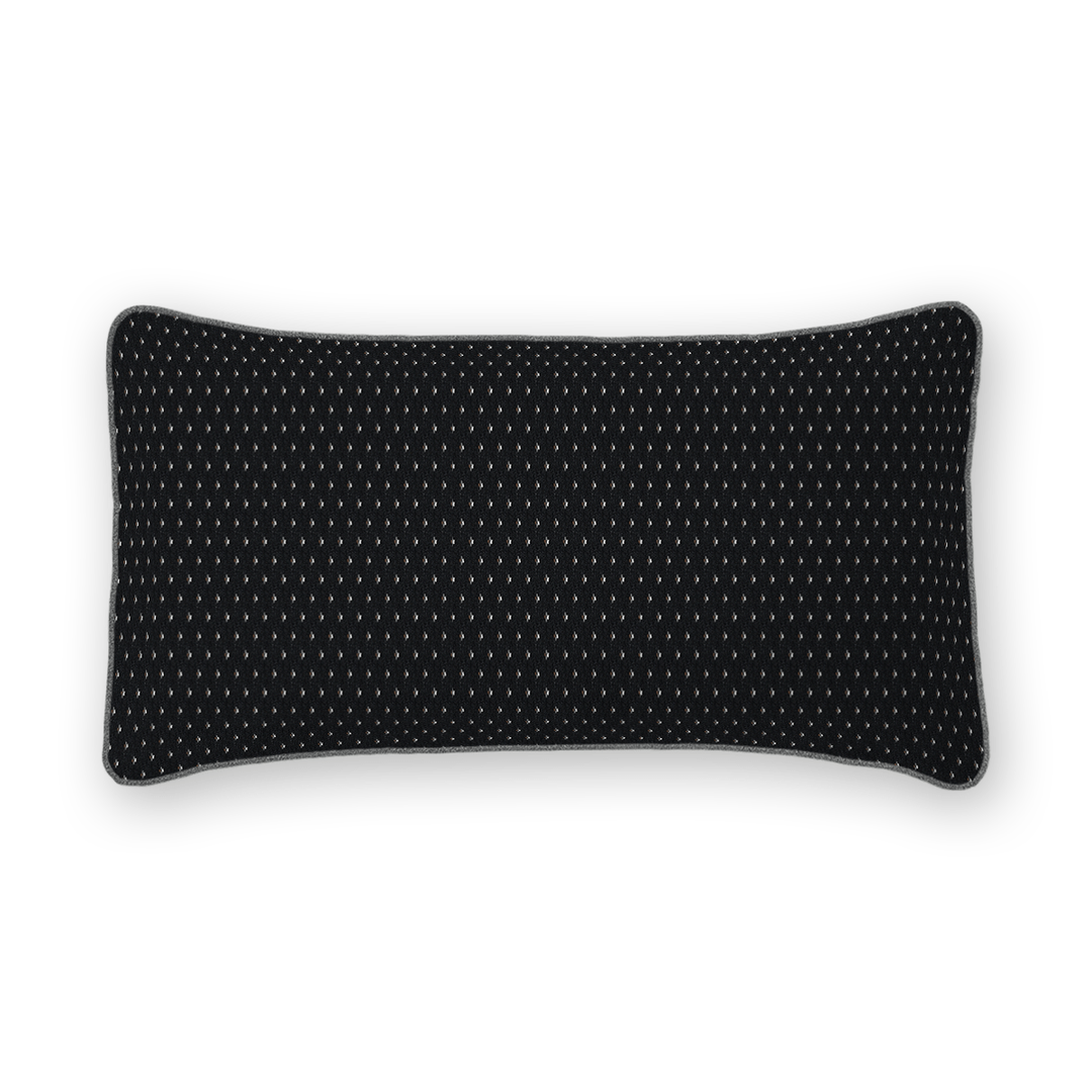 Dots / Circles Woven Lumbar Pillow