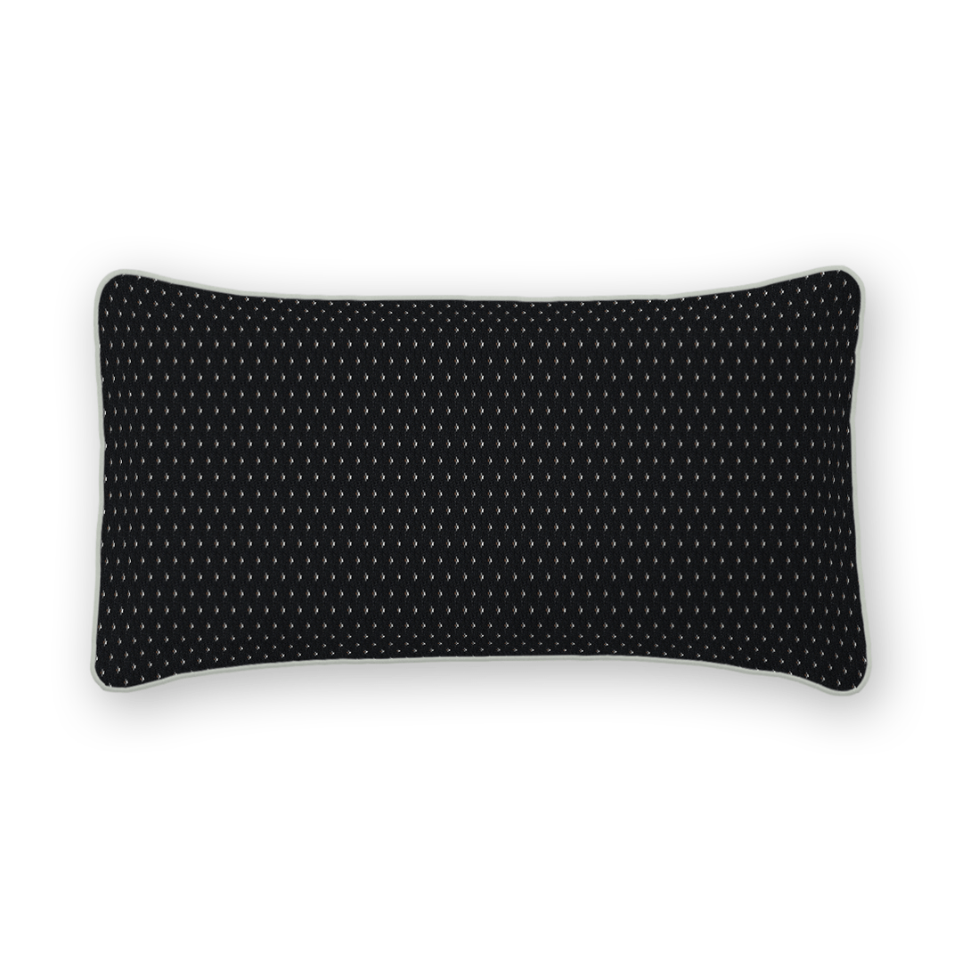 Dots / Circles Woven Lumbar Pillow