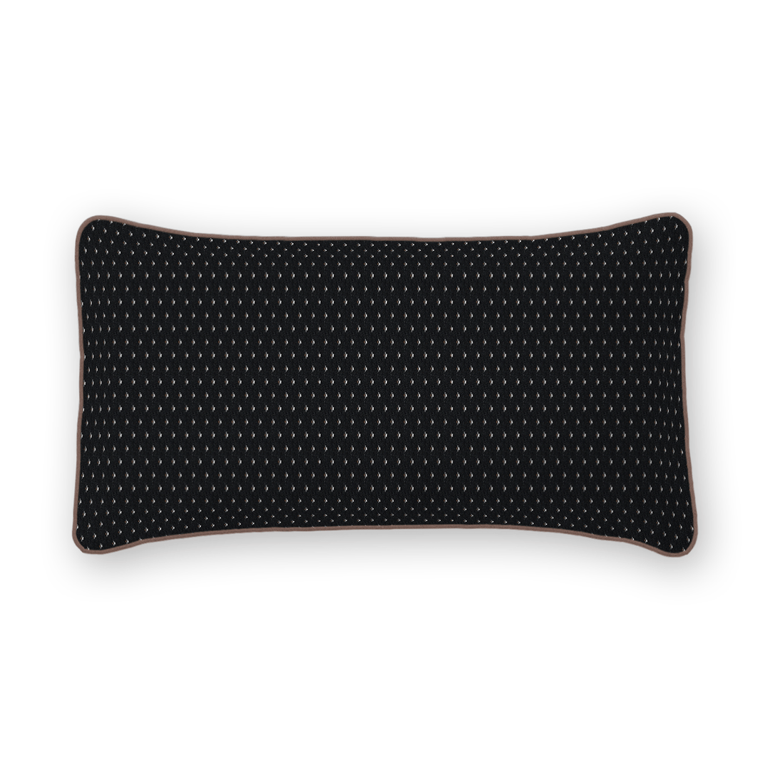 Dots / Circles Woven Lumbar Pillow