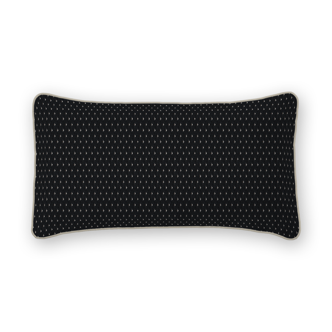 Dots / Circles Woven Lumbar Pillow