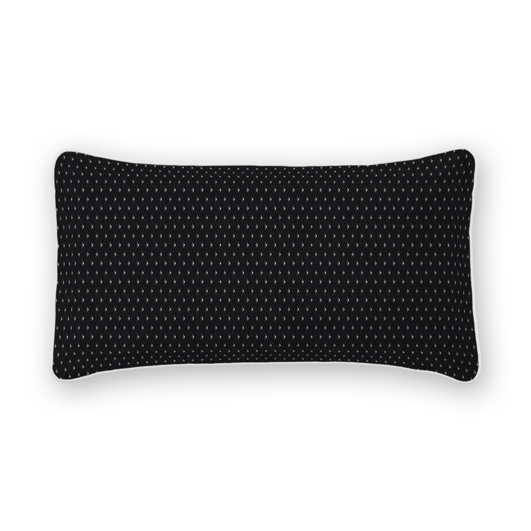 Dots / Circles Woven Lumbar Pillow