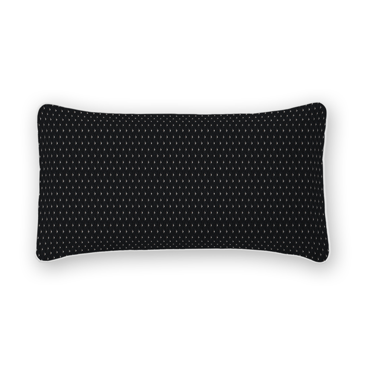 Dots / Circles Woven Lumbar Pillow