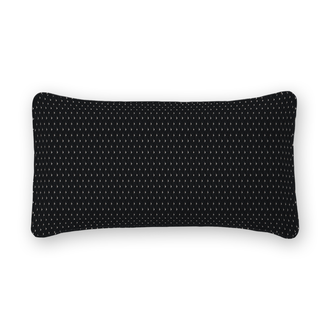 Dots / Circles Woven Lumbar Pillow
