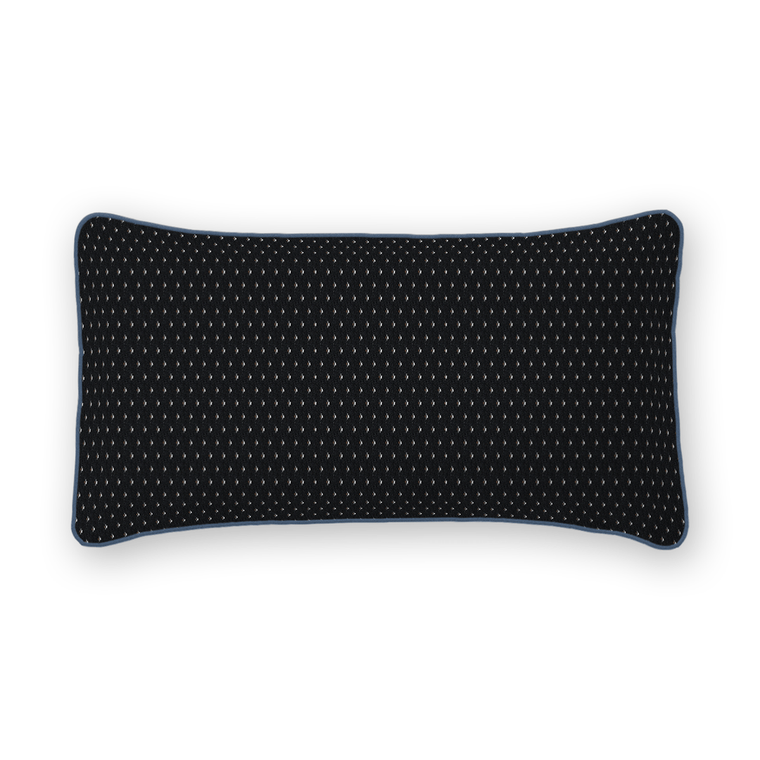 Dots / Circles Woven Lumbar Pillow