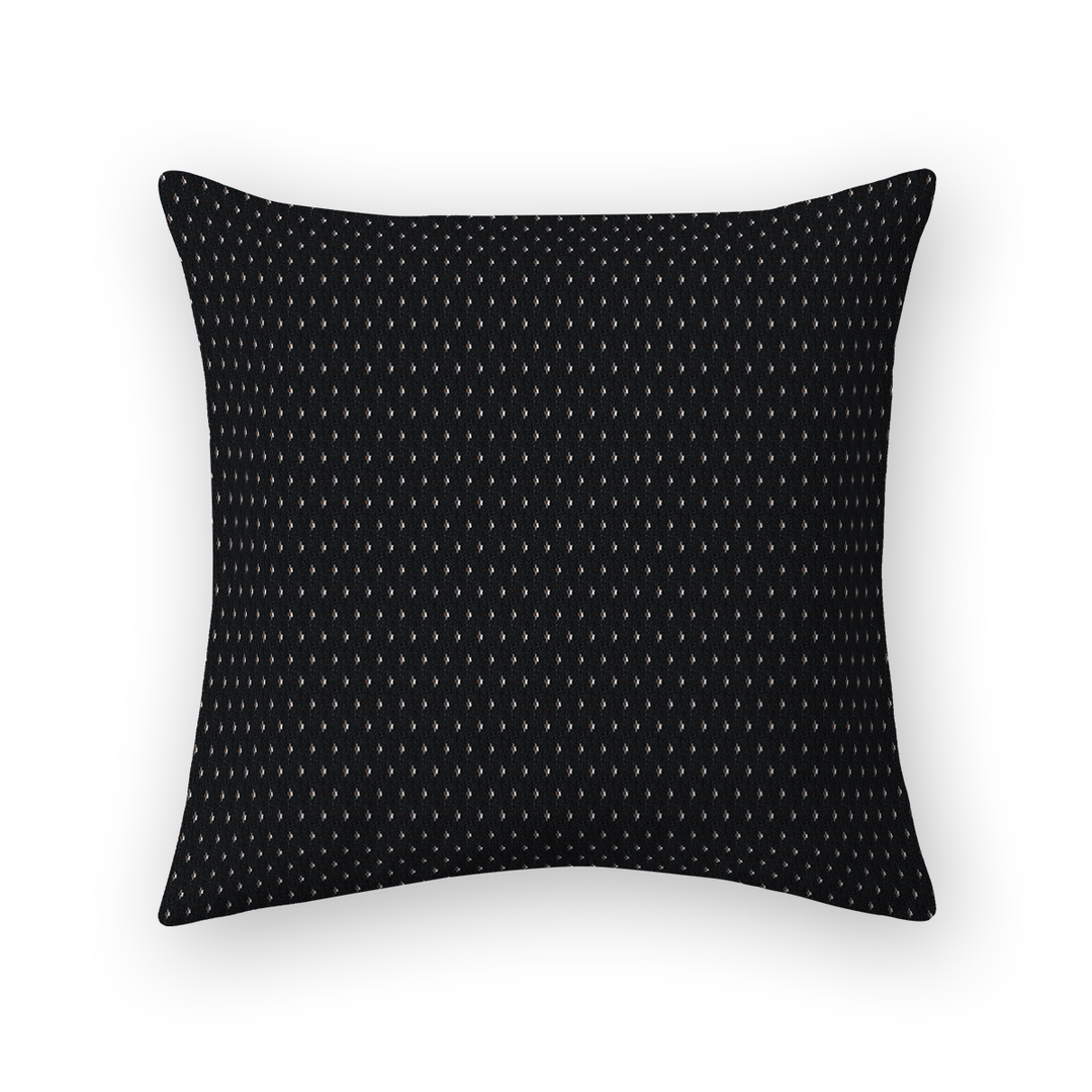 Dots / Circles Woven Throw Pillow