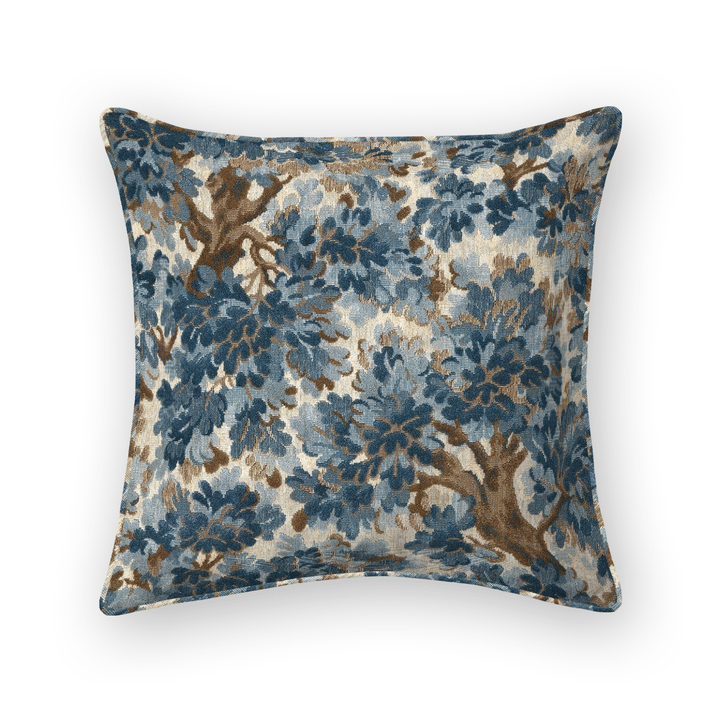 Floral / Botanical Linen Throw Pillow
