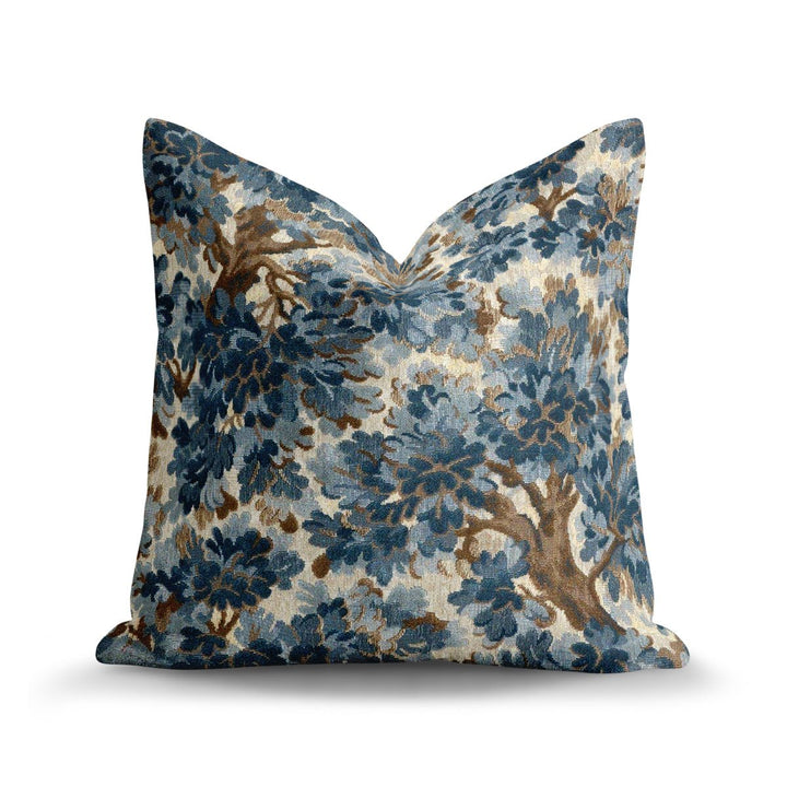 Floral / Botanical Linen Throw Pillow