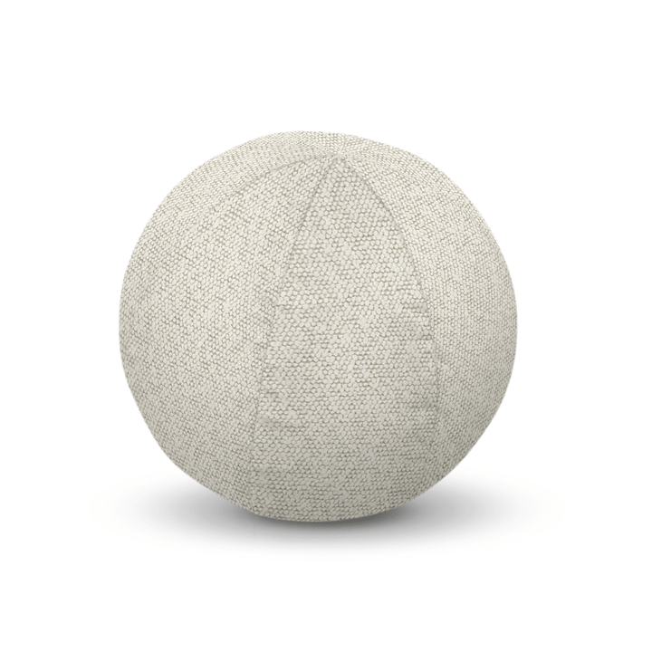 Fog Solid Boucle Geometric Pillow