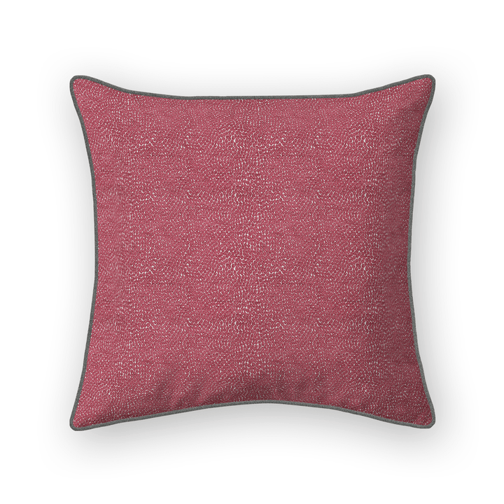 Fuchsia Solid Woven Throw Pillow