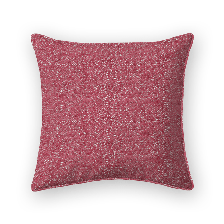 Fuchsia Solid Woven Throw Pillow