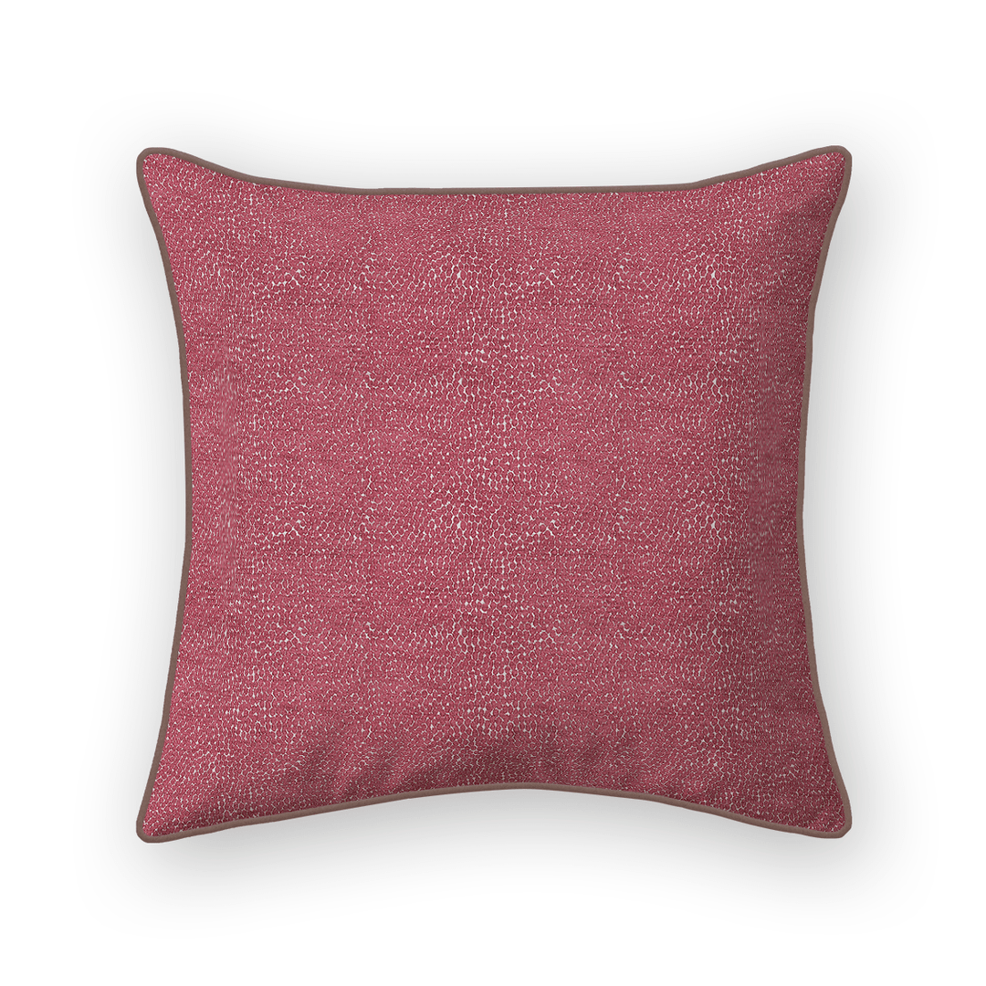 Fuchsia Solid Woven Throw Pillow