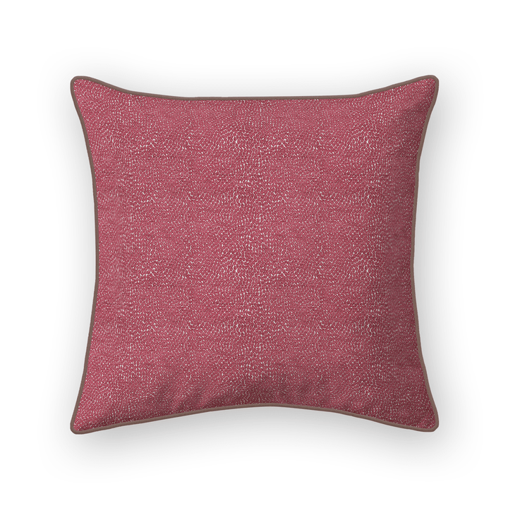 Fuchsia Solid Woven Throw Pillow