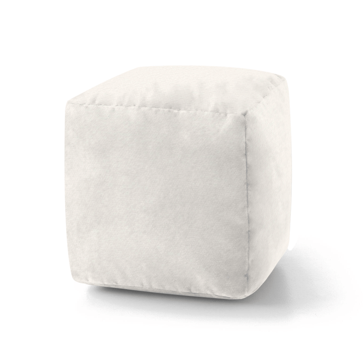 Geometric Pillow - Snow - White Boucle