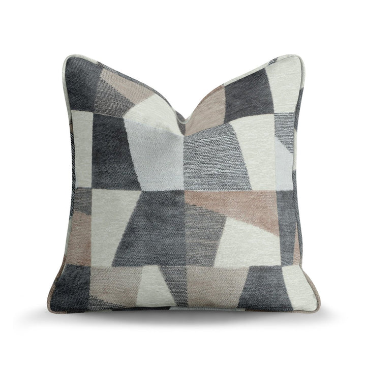 Geometric Throw Pillow - PLUMA Taupe