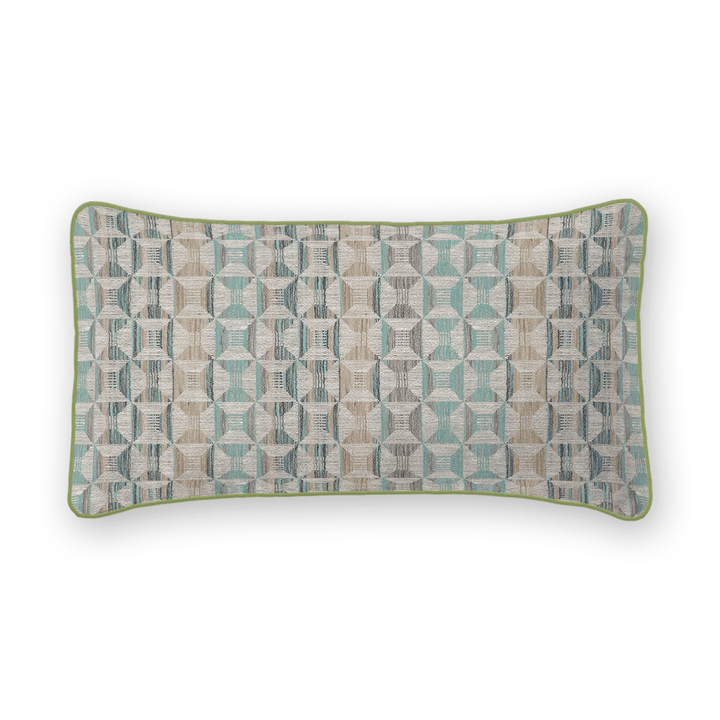 Geometric Woven Lumbar Pillow