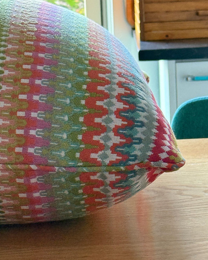 Geometric Woven Throw Pillow