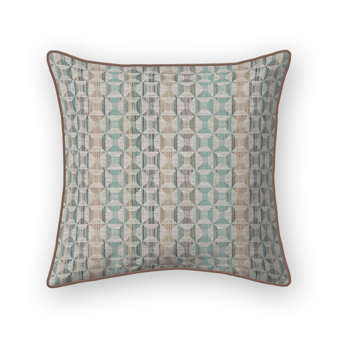 Geometric Woven Throw Pillow