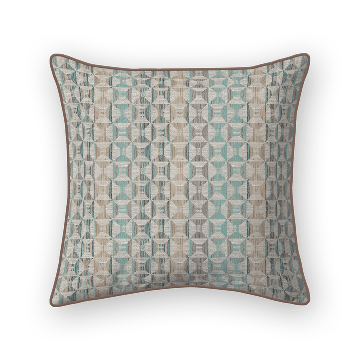 Geometric Woven Throw Pillow