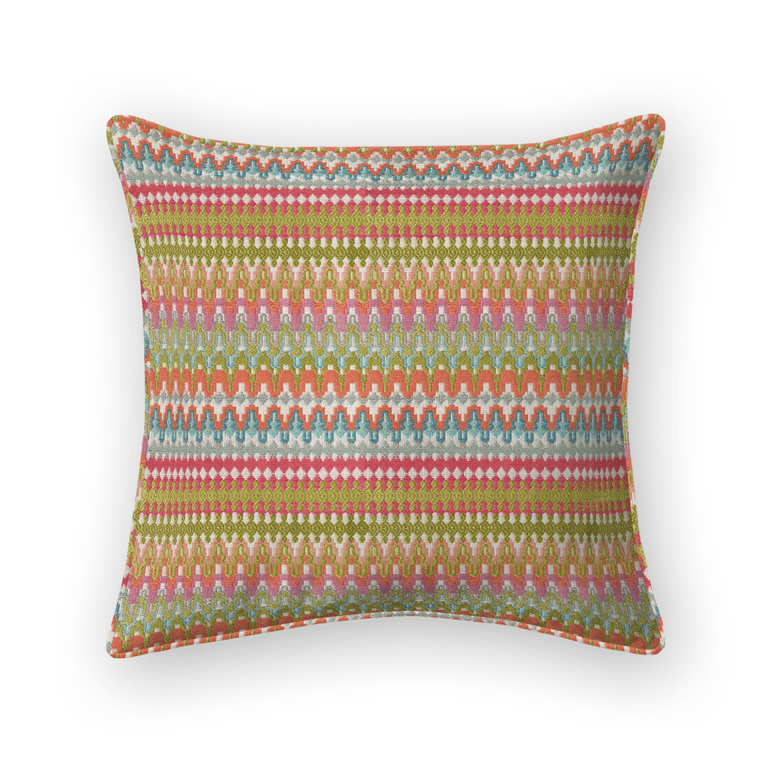 Geometric Woven Throw Pillow