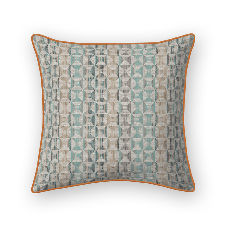 Geometric Woven Throw Pillow