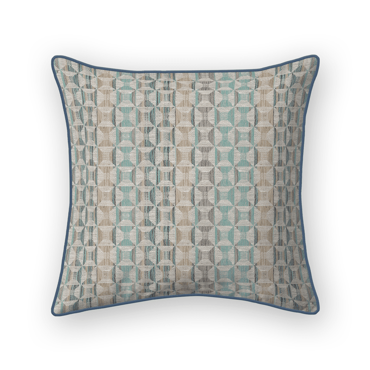 Geometric Woven Throw Pillow