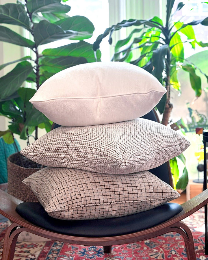 Geometric Woven Throw Pillow
