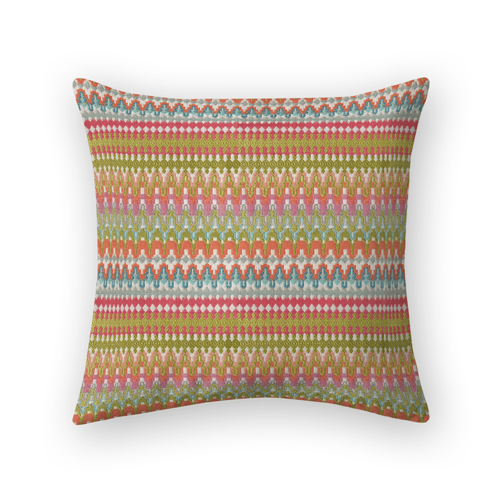 Geometric Woven Throw Pillow