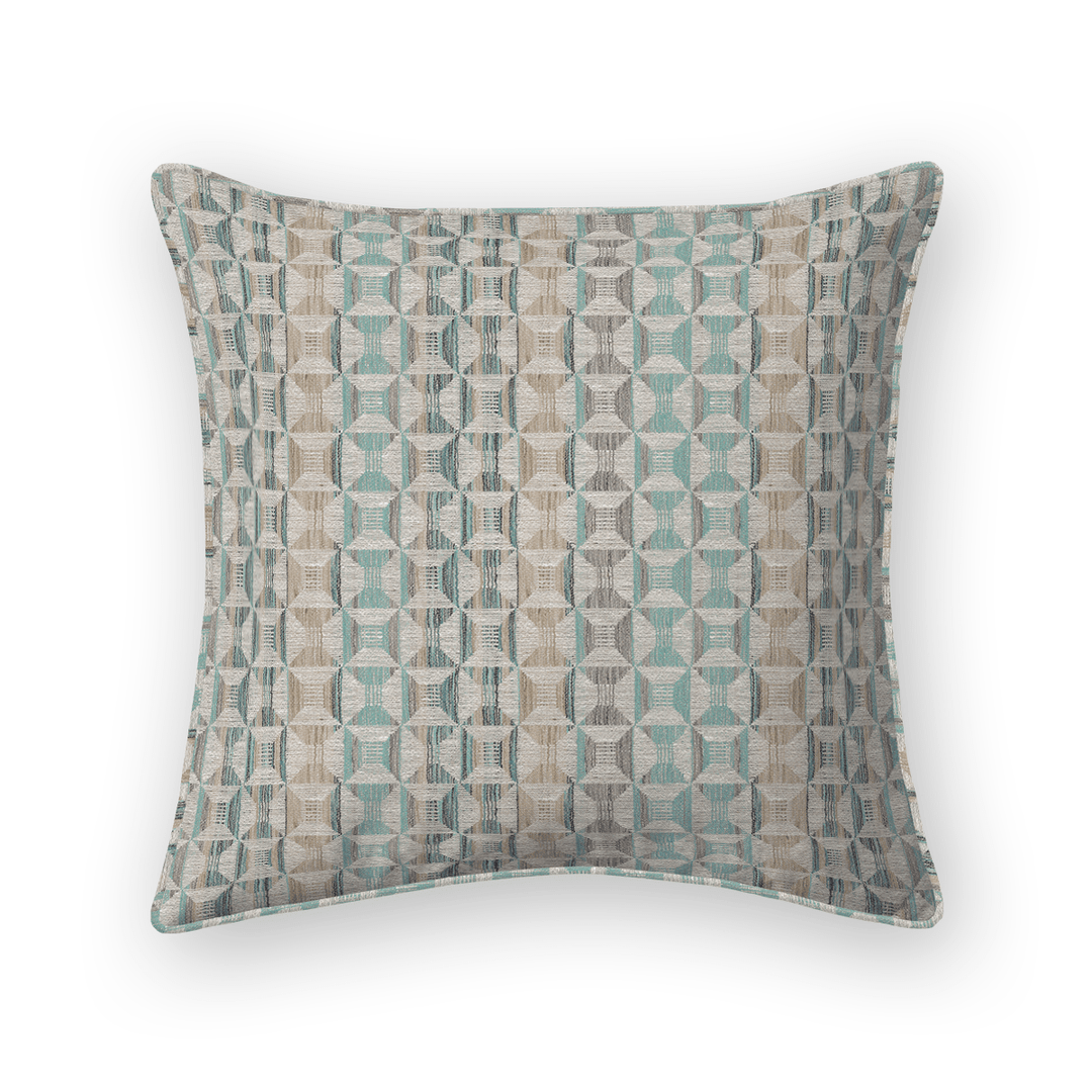 Geometric Woven Throw Pillow