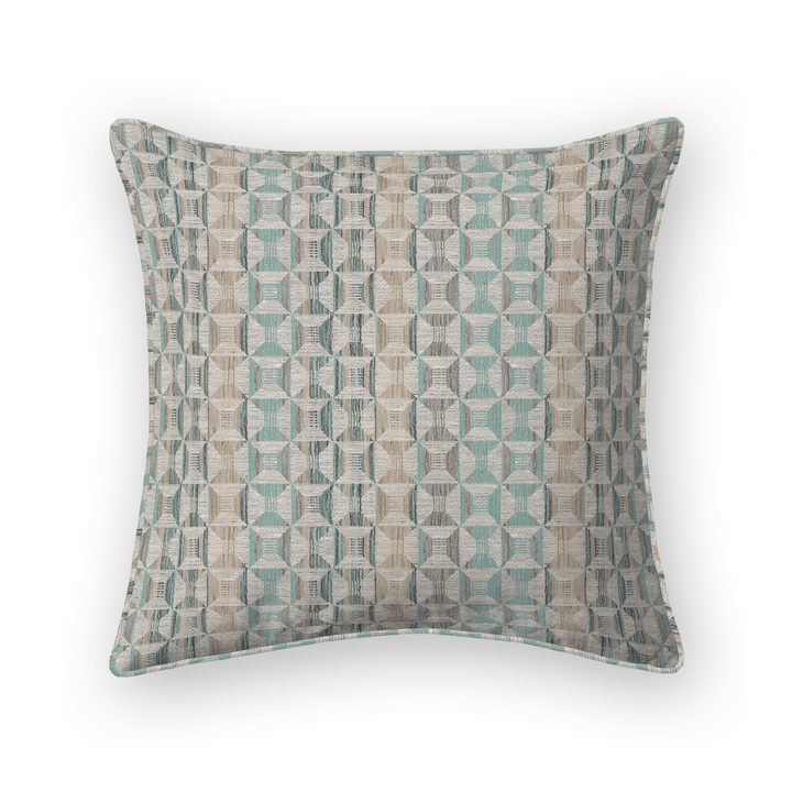 Geometric Woven Throw Pillow
