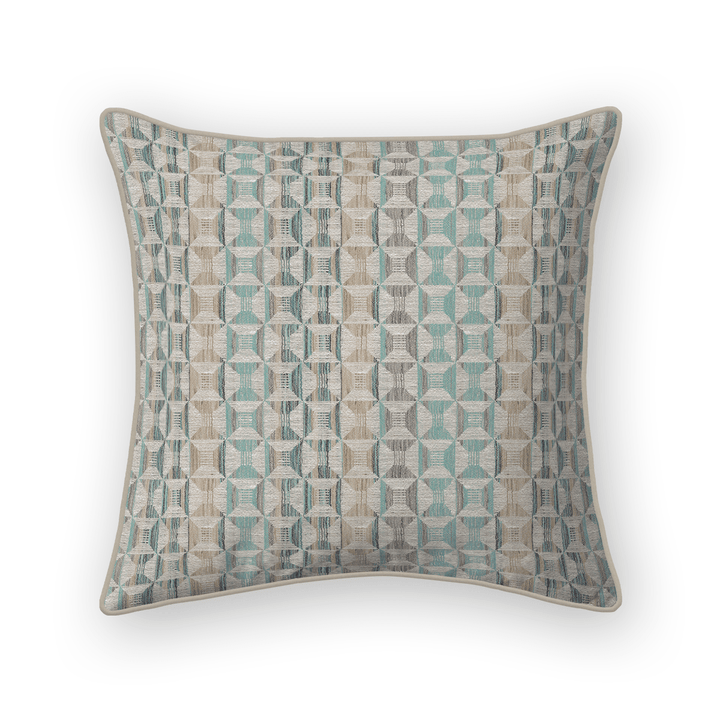Geometric Woven Throw Pillow