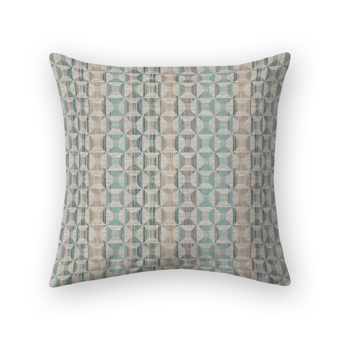 Geometric Woven Throw Pillow
