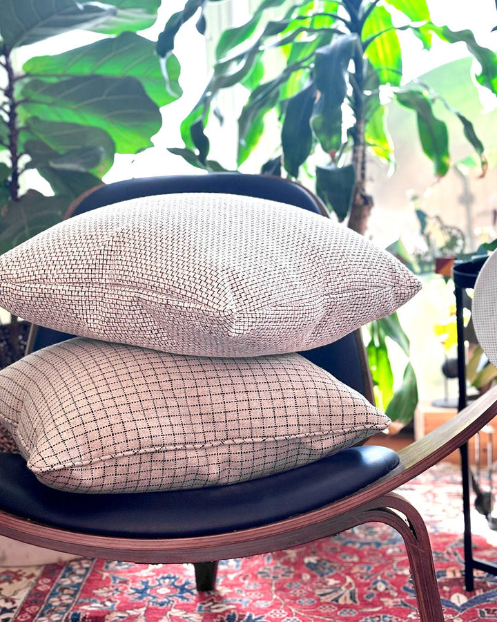Geometric Woven Throw Pillow