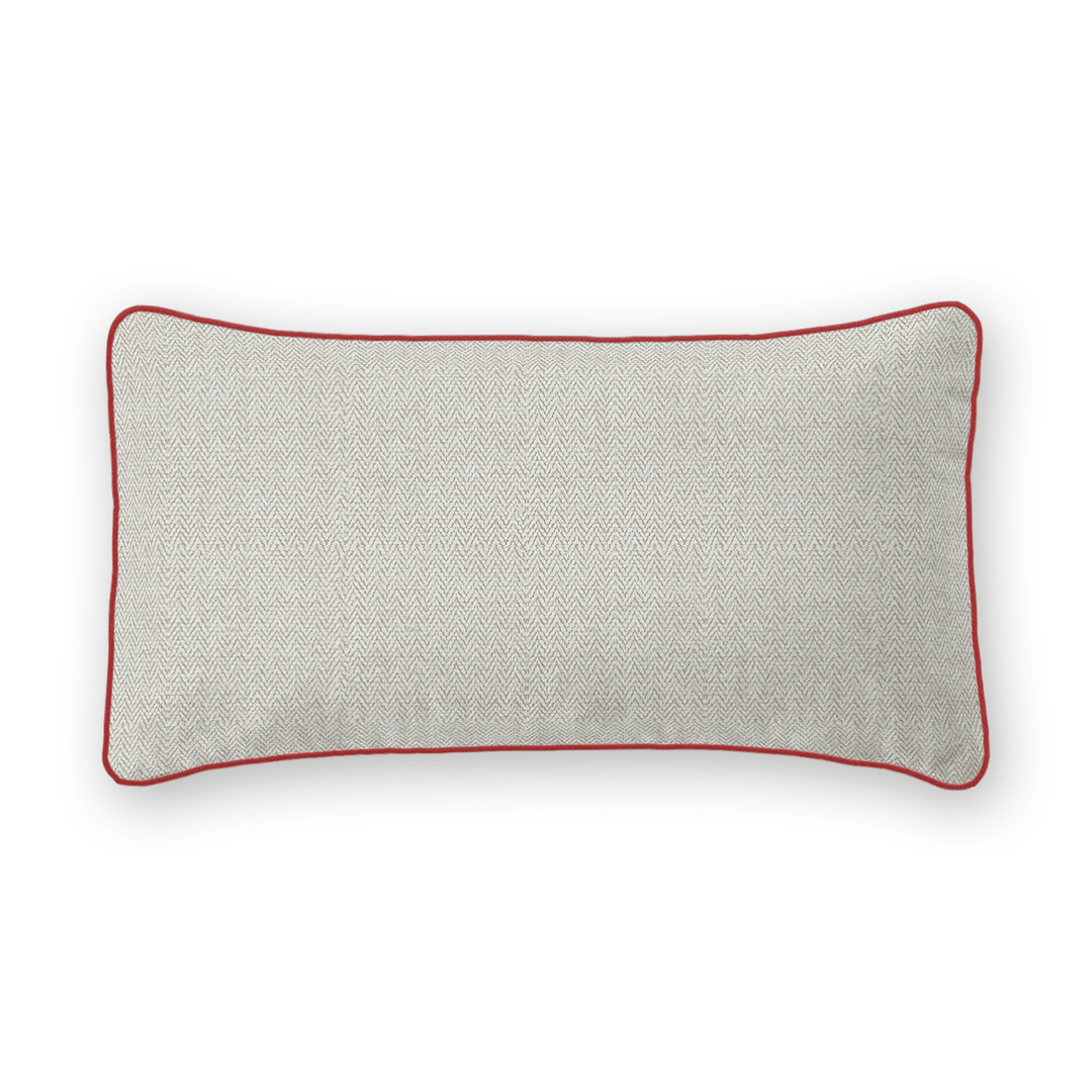 Herringbone Tweed Lumbar Pillow