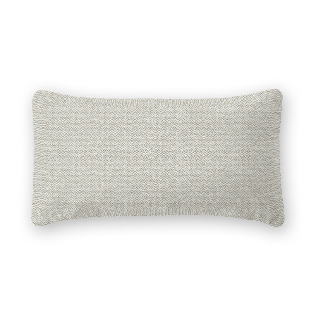 Herringbone Tweed Lumbar Pillow