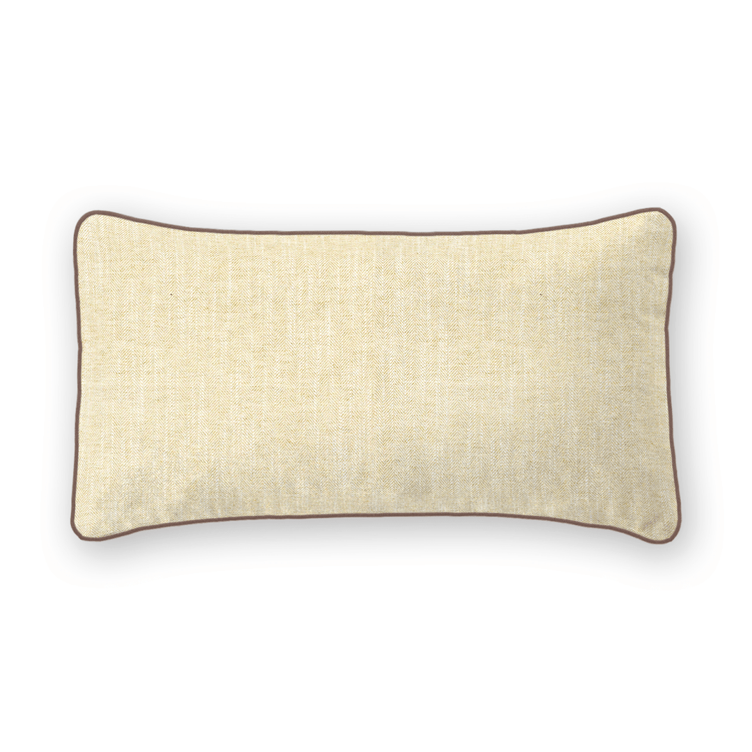 Herringbone Woven Lumbar Pillow