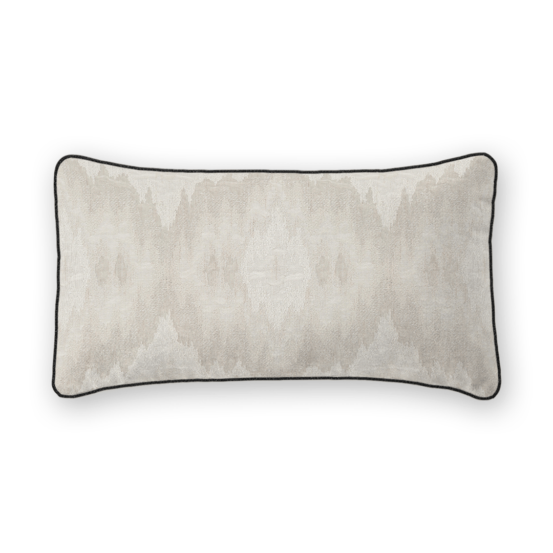 Ikat Linen Lumbar Pillow