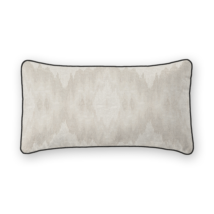 Ikat Linen Lumbar Pillow