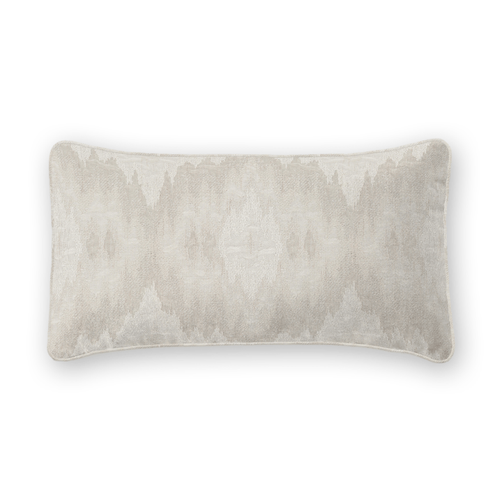 Ikat Linen Lumbar Pillow
