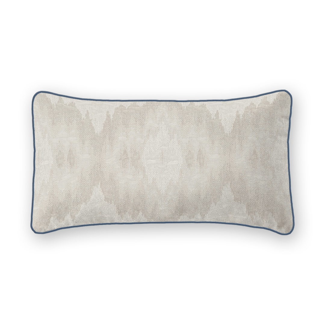 Ikat Linen Lumbar Pillow