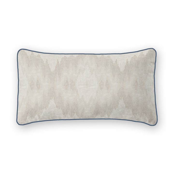 Ikat Linen Lumbar Pillow